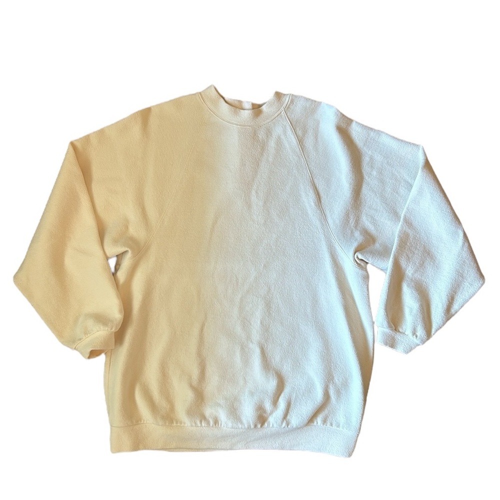 Madewell Cream / White Button-Back Mockneck Top Women’s Size Extra Small